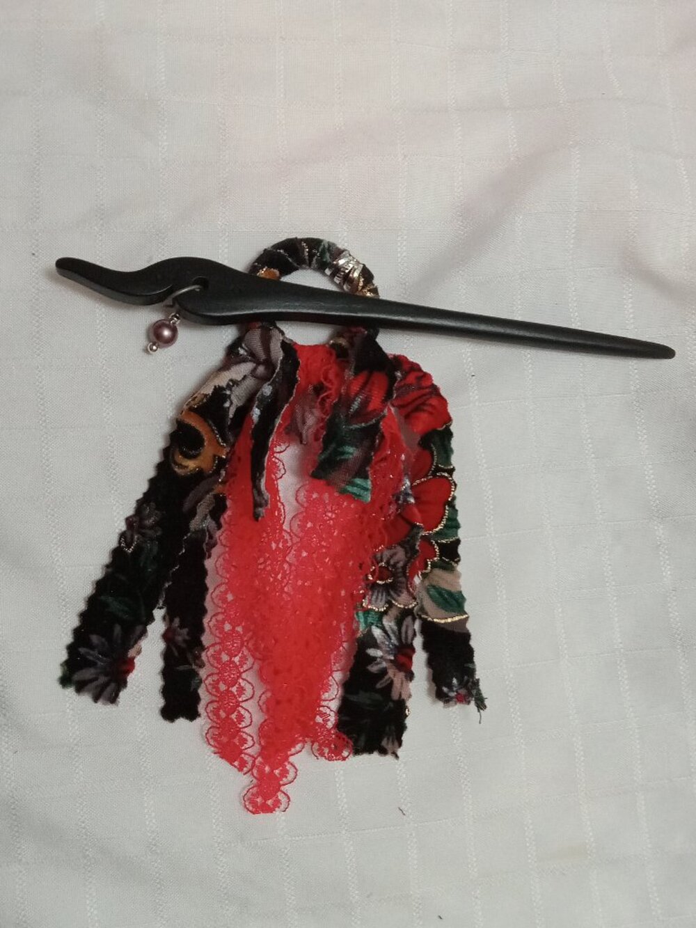Round dreads or hair wrap/boho bun extension/Hair clip/Hair atebas & pic